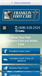 Mobile Screenshot of franklinfootcare.com